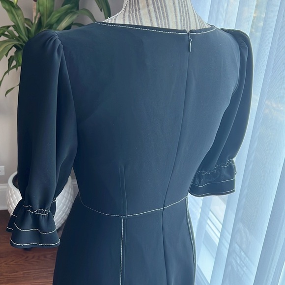 Cinq a sept puff sleeve dress - Picture 8 of 12